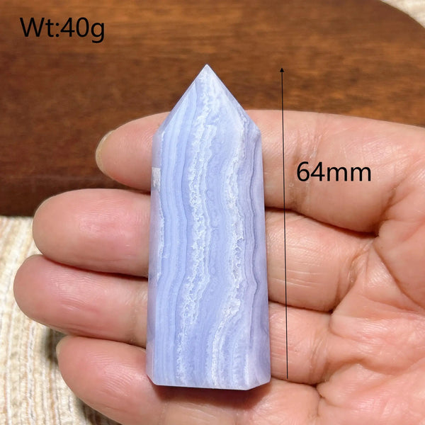 Blue Lace Agate Point-ToShay.org