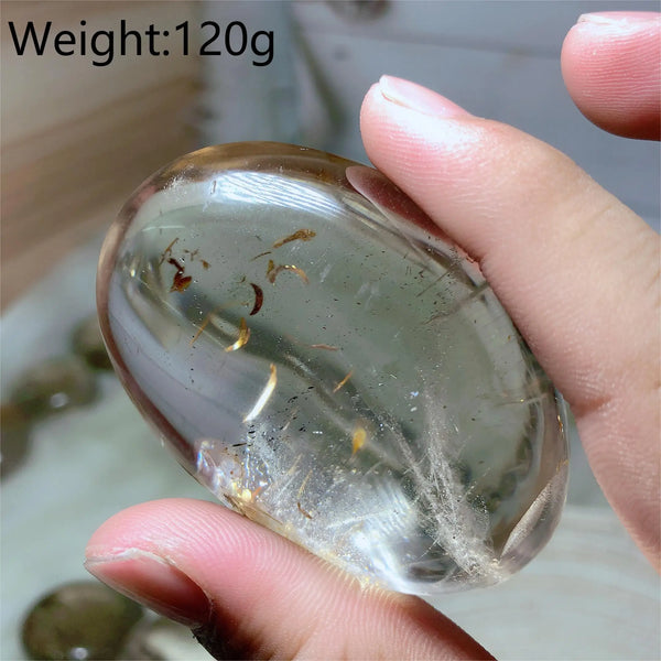 Smokey Quartz Palm Stones-ToShay.org