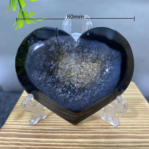 Black Agate Heart-ToShay.org