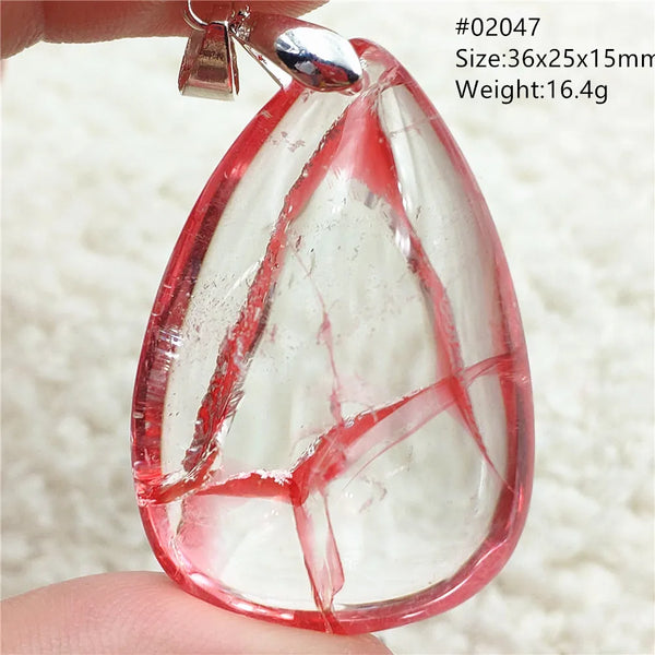 Red Limonite Quartz Pendant-ToShay.org