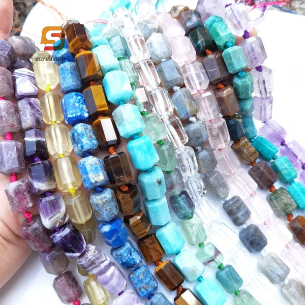 Mixed Crystal Cylinder Beads-ToShay.org