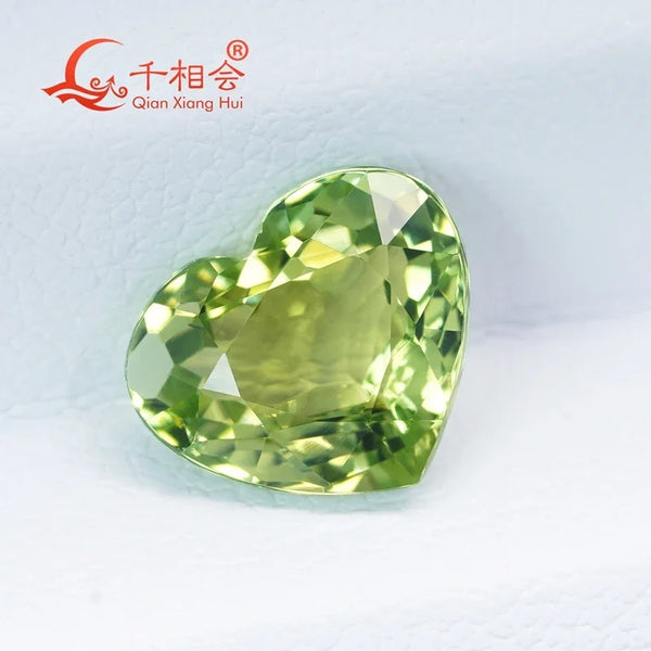 Green Tourmaline Heart-ToShay.org