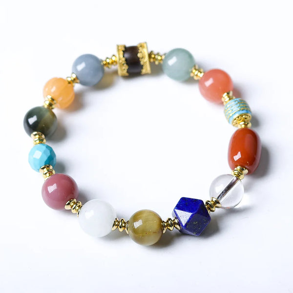 Mixed Crystal Bead Bracelet-ToShay.org