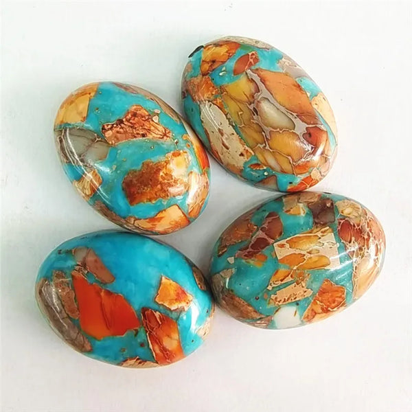 Mixed Imperial Jasper Cabochons-ToShay.org