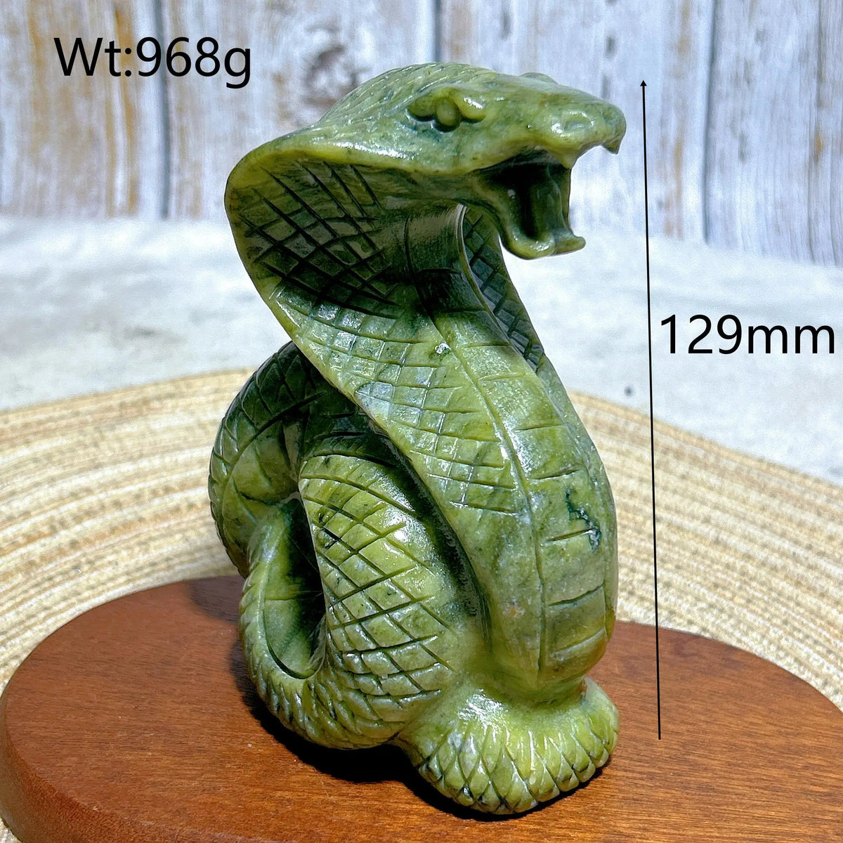 Green Jasper Cobra-ToShay.org