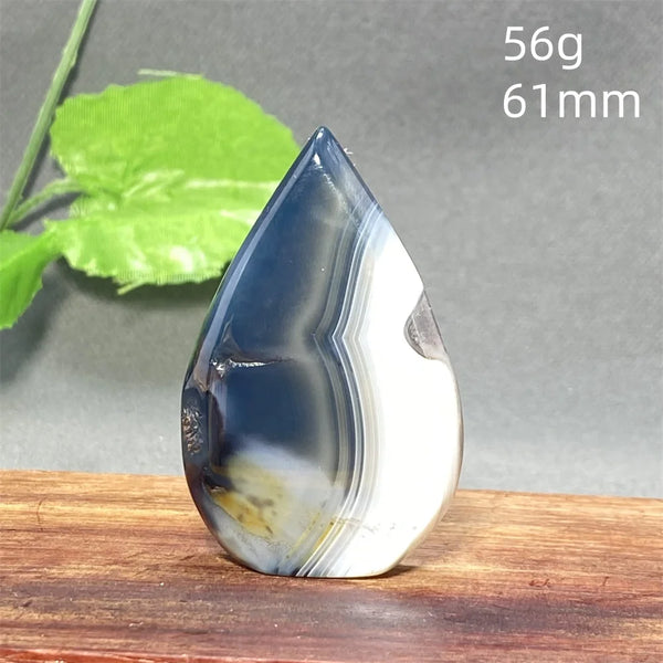 Black Silk Agate Torch-ToShay.org