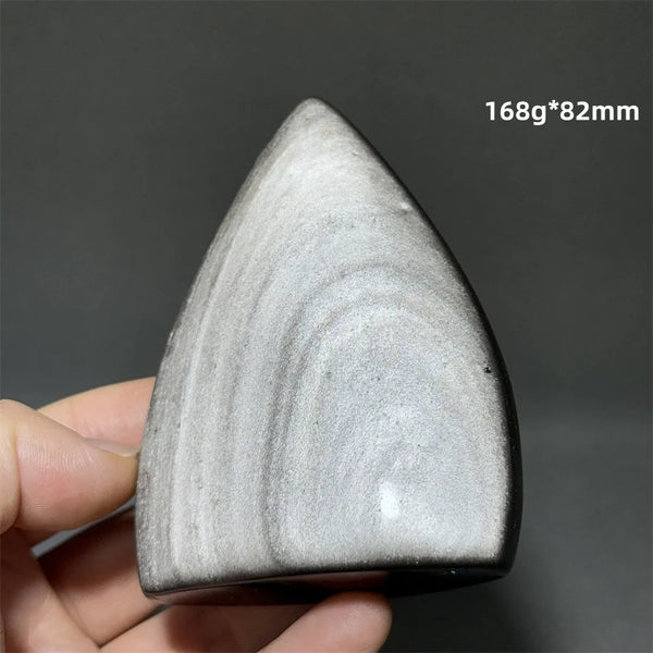 Silver Obsidian Torch-ToShay.org