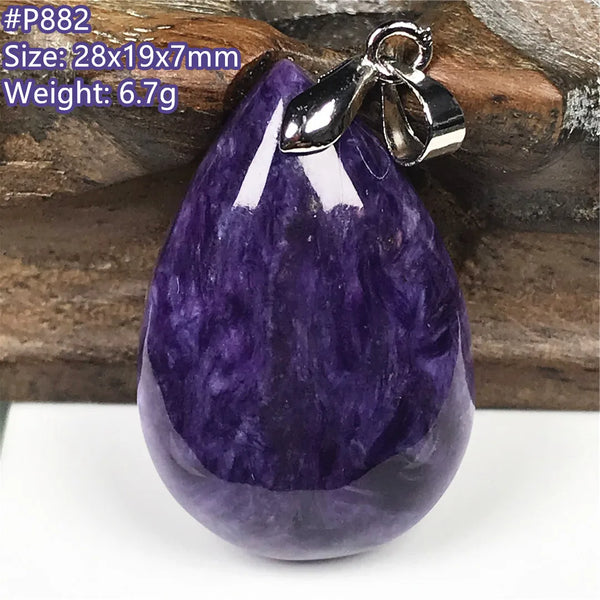 Purple Charoite Pendant-ToShay.org