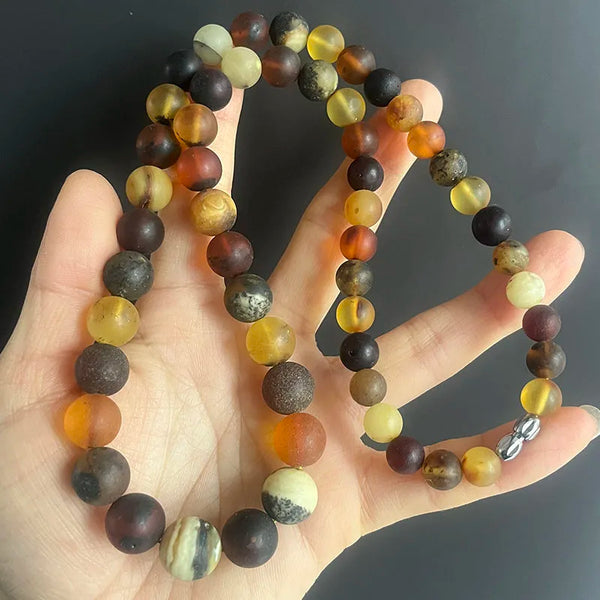Yellow Amber Necklace-ToShay.org