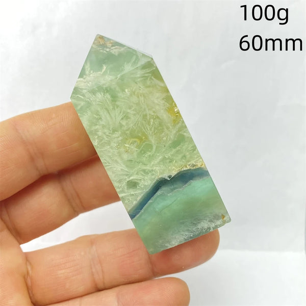 Rainbow Fluorite Crystal Point-ToShay.org
