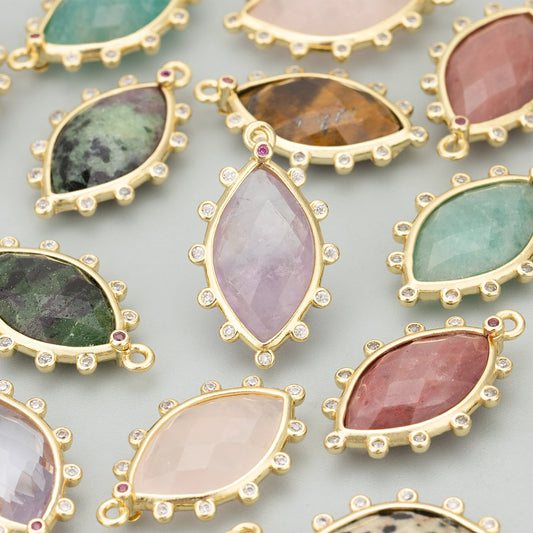Mixed Crystal Eye Charms-ToShay.org