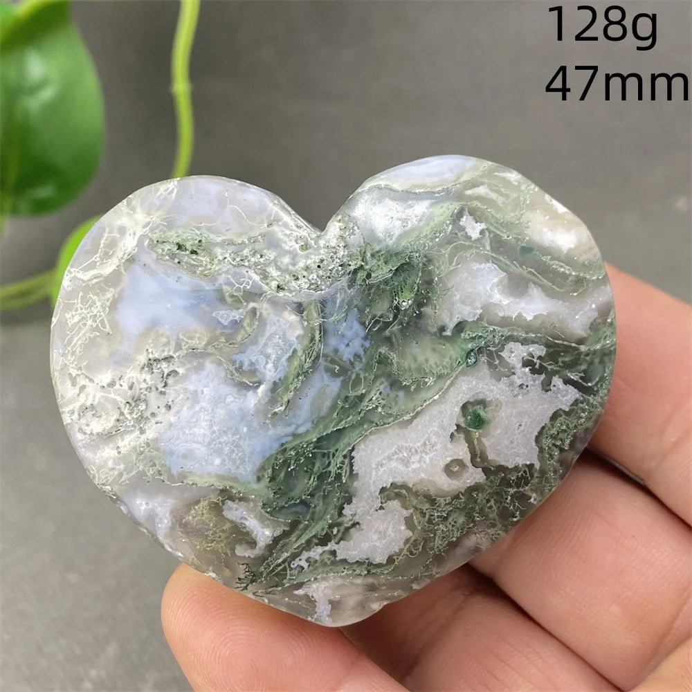 Green Aquatic Agate Heart-ToShay.org