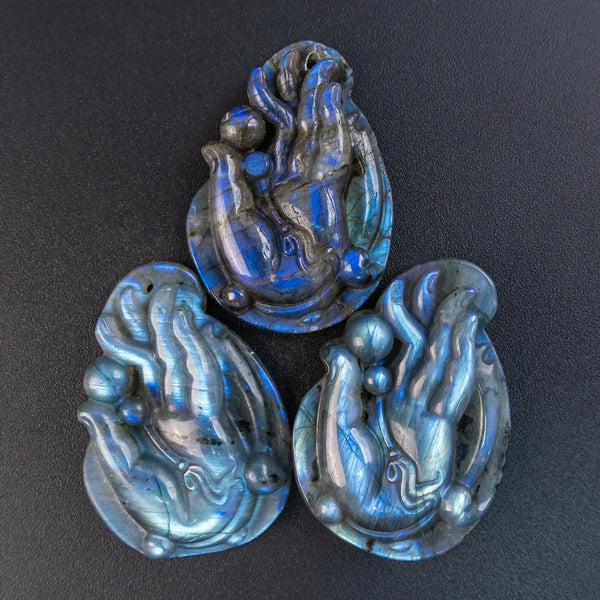 Blue Labradorite Charms-ToShay.org