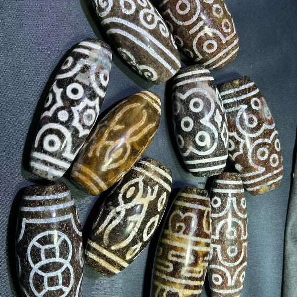 Tibetan Eye Agate Dzi Bead-ToShay.org