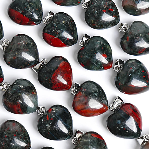 Green Blood Stone Heart-ToShay.org