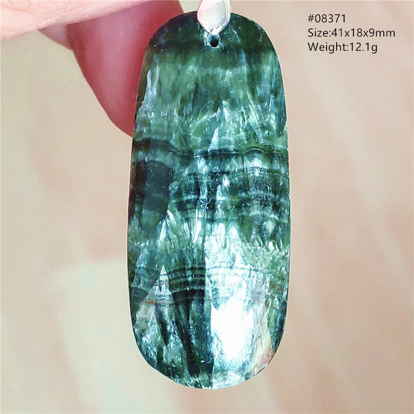 Green Seraphinite Pendant-ToShay.org