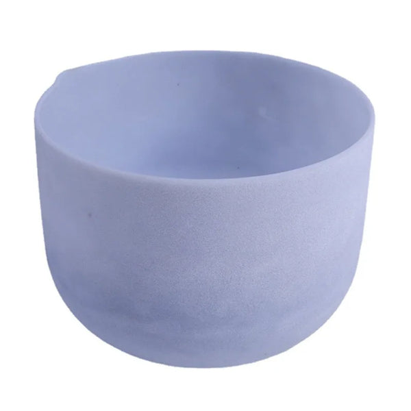 Blue Frosted Crystal Singing Bowls-ToShay.org