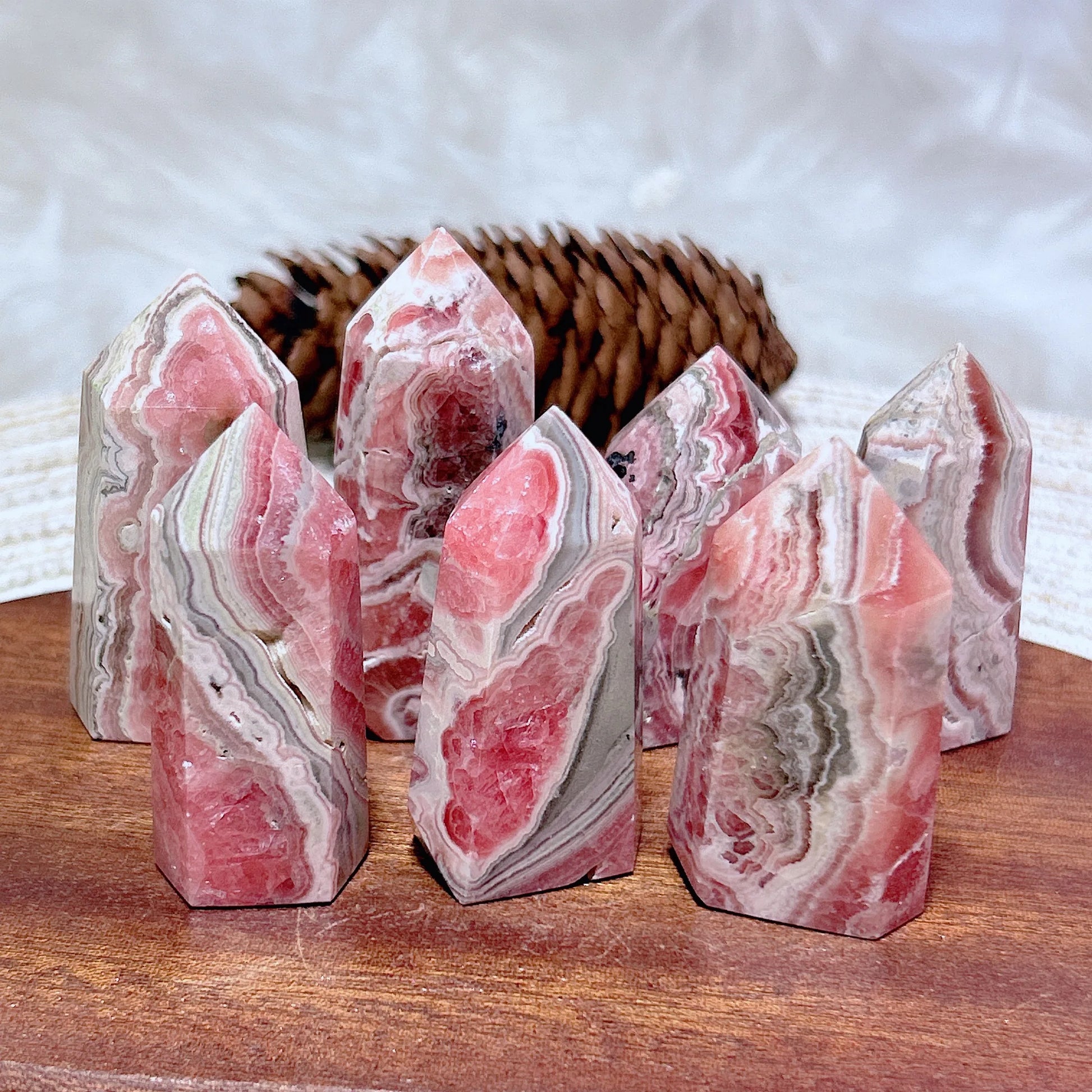 Pink Rhodochrosite Point-ToShay.org