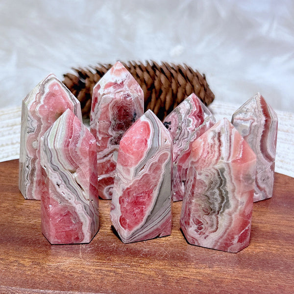 Pink Rhodochrosite Point-ToShay.org