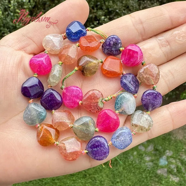Mixed Cracked Agate Beads-ToShay.org