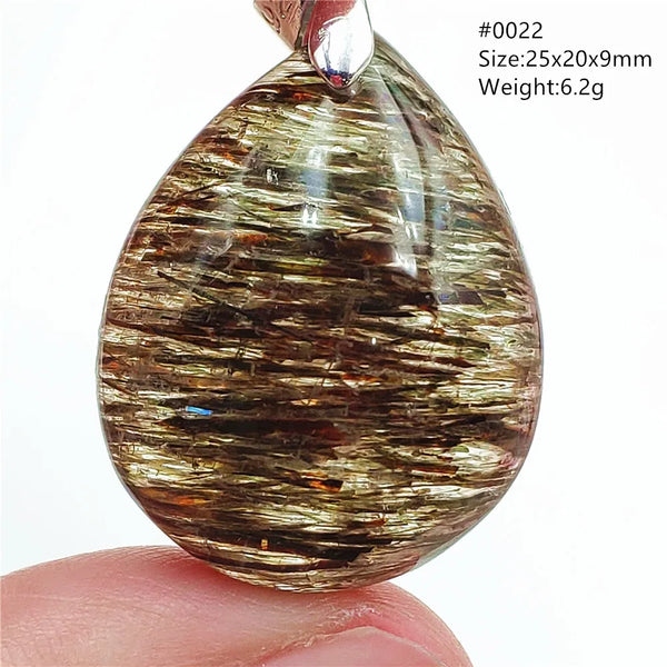 Gold Rutilated Quartz Pendant-ToShay.org