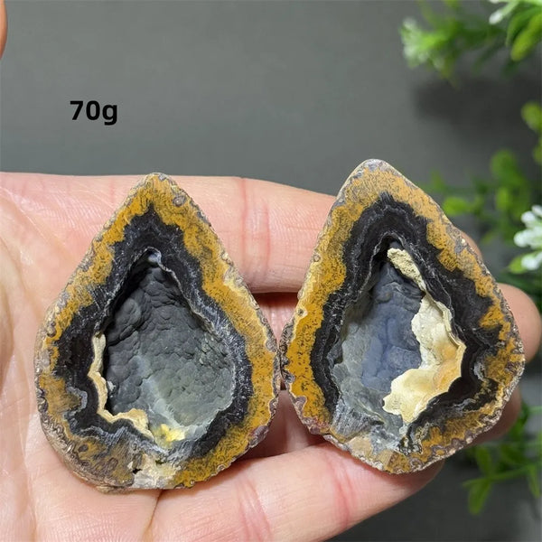 Mixed Agate Crystal Cave Egg-ToShay.org