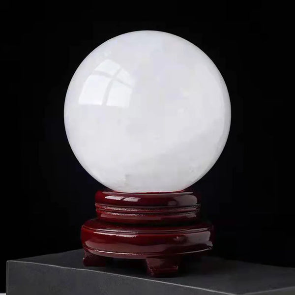 White Calcite Crystal Ball-ToShay.org
