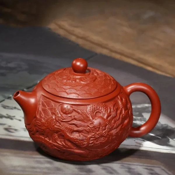 Dragon Clay Tea Pot-ToShay.org