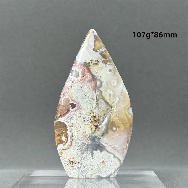 Red Lace Agate Torch-ToShay.org