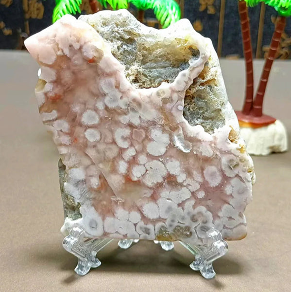 Pink Cherry Blossom Agate-ToShay.org