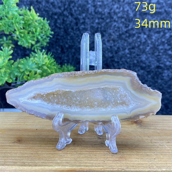 White Agate Geode Slices-ToShay.org