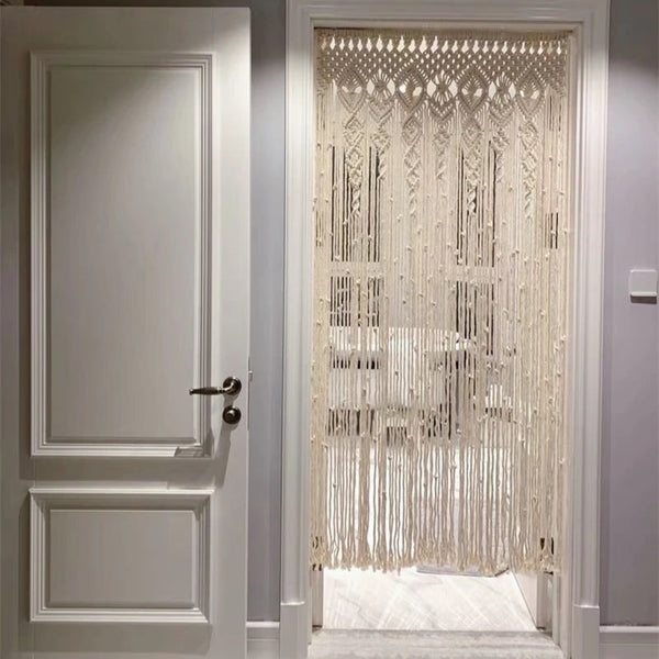 Macrame Door Curtain-ToShay.org