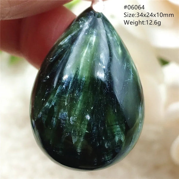 Green Seraphinite Pendant-ToShay.org