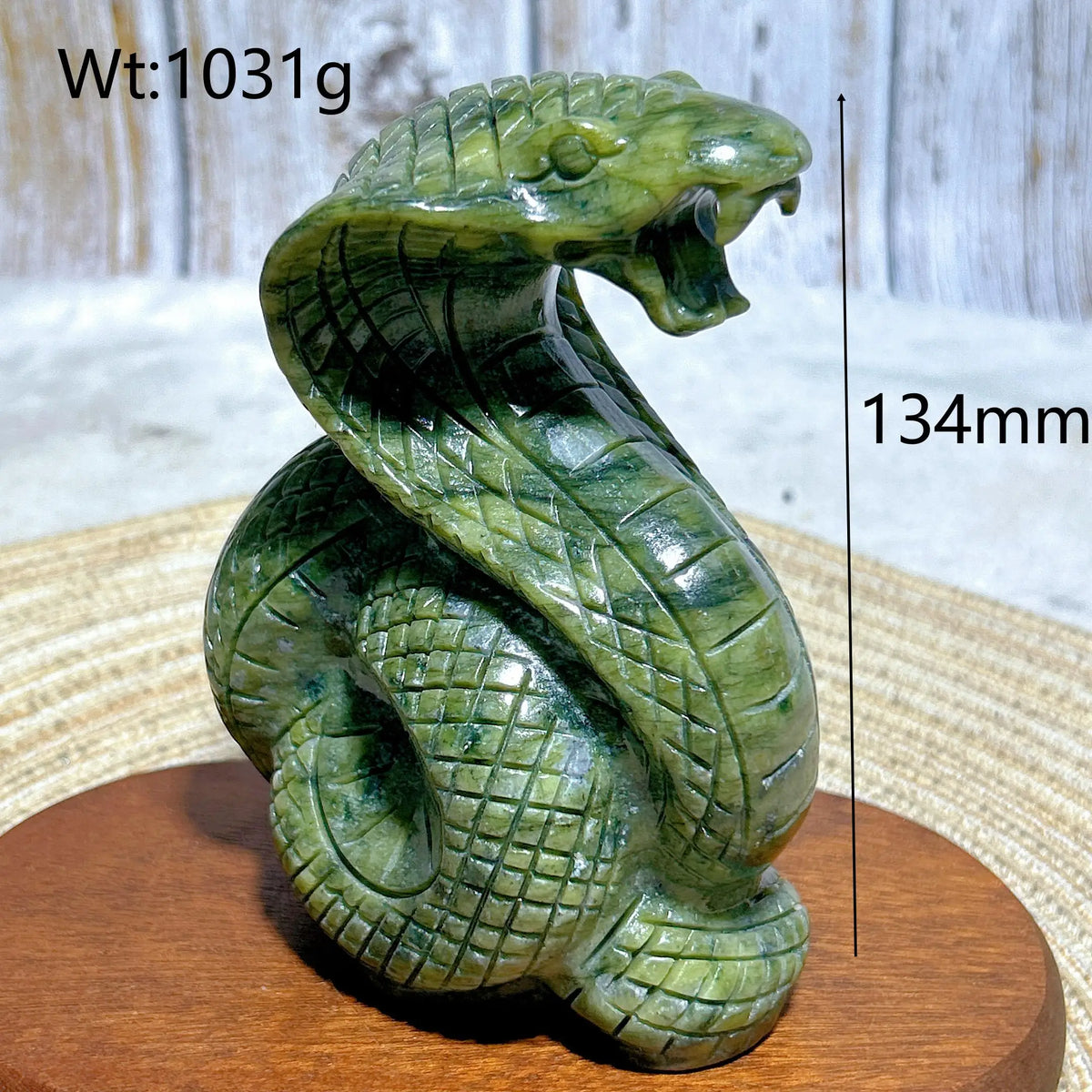 Green Jasper Cobra-ToShay.org