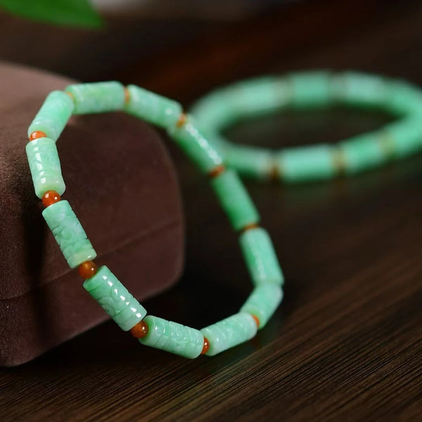 Green Jade Bracelet-ToShay.org