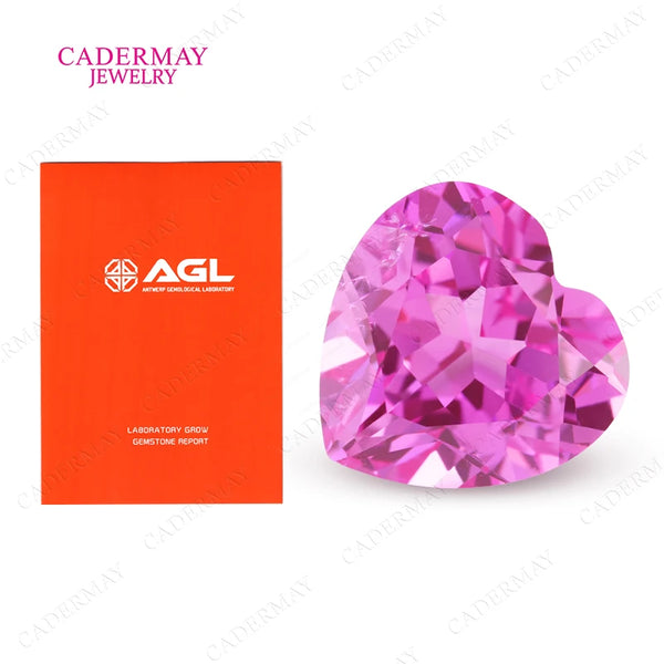 Pink Rose Sapphire Heart-ToShay.org