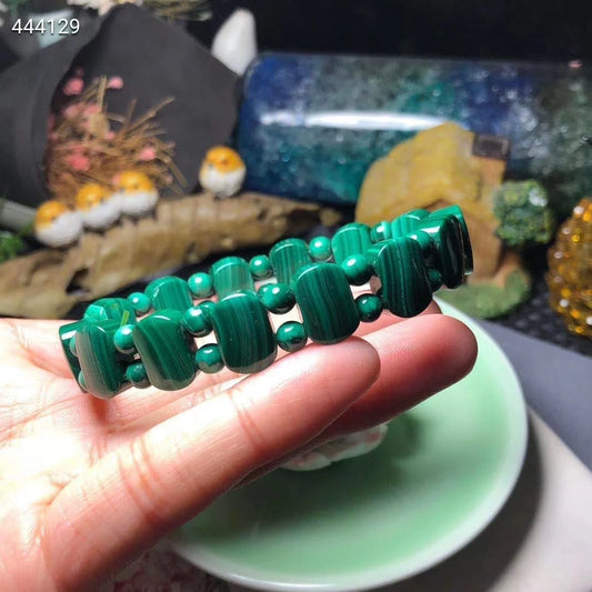 Green Malachite Azurite Bracelet-ToShay.org