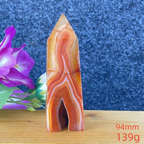 Red Lace Agate Point-ToShay.org