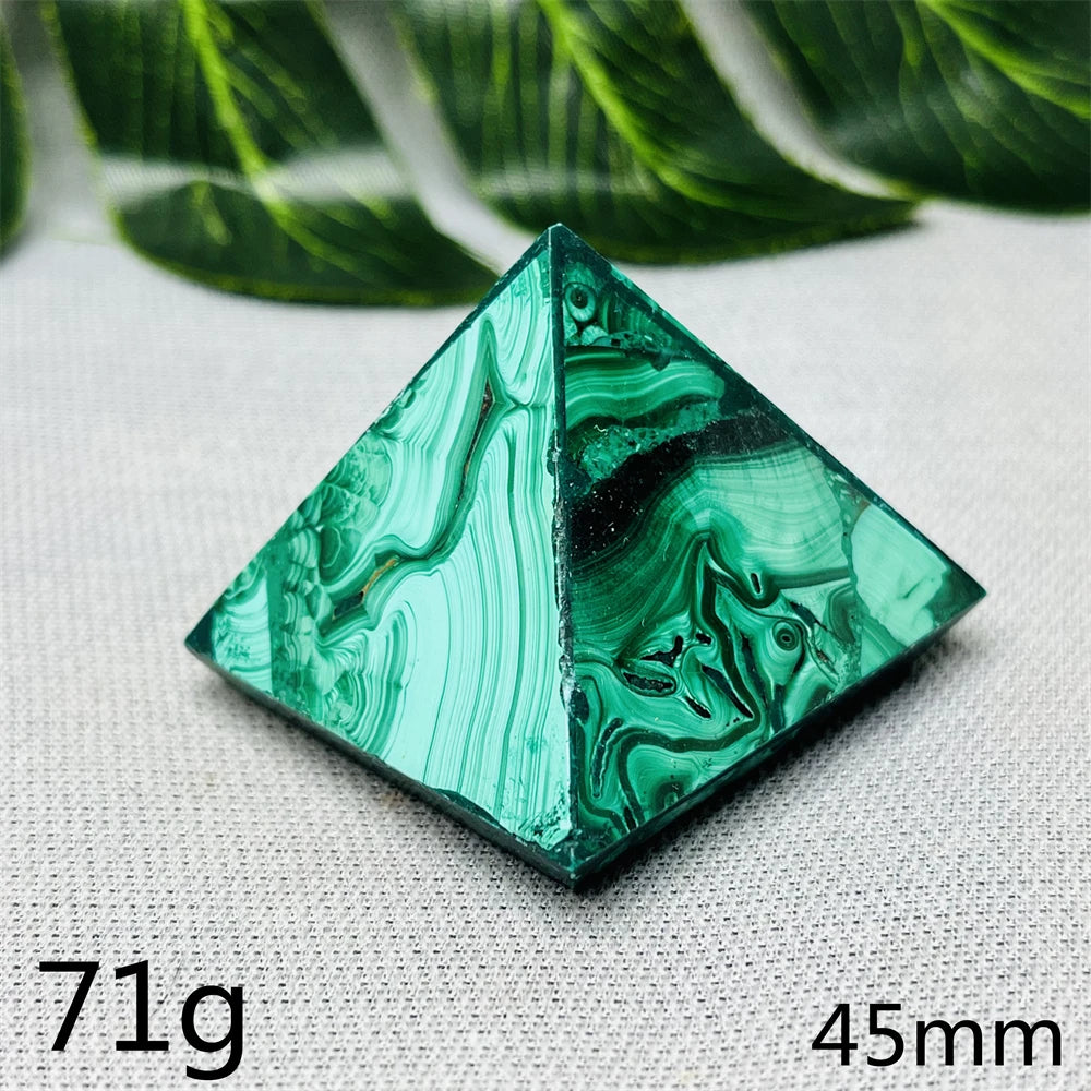 Green Malachite Pyramid-ToShay.org