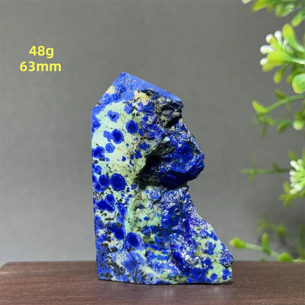 Blue Azurite Wand-ToShay.org