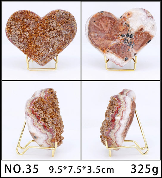 Purple Agate Amethyst Heart-ToShay.org