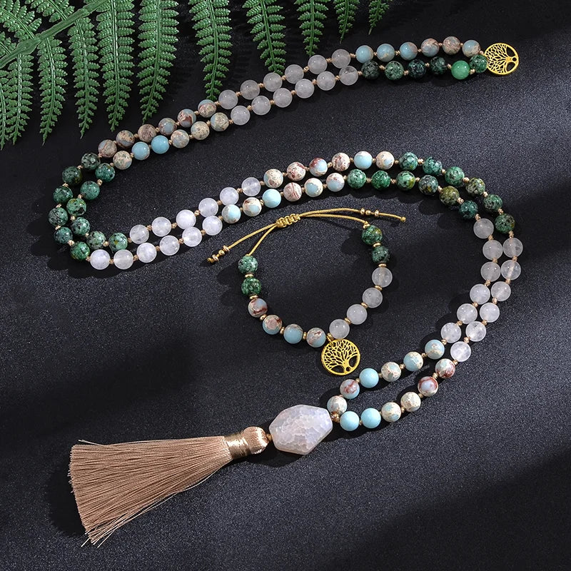 Mixed Crystal Mala Beads-ToShay.org
