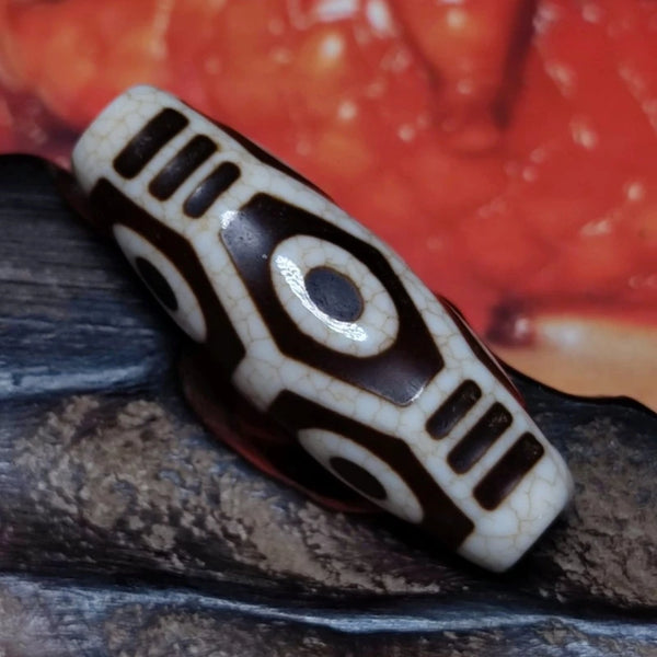 Tibetan Eyes Agate DZI Beads-ToShay.org