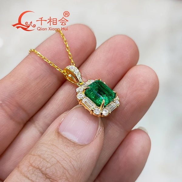Green Emerald Pendant-ToShay.org