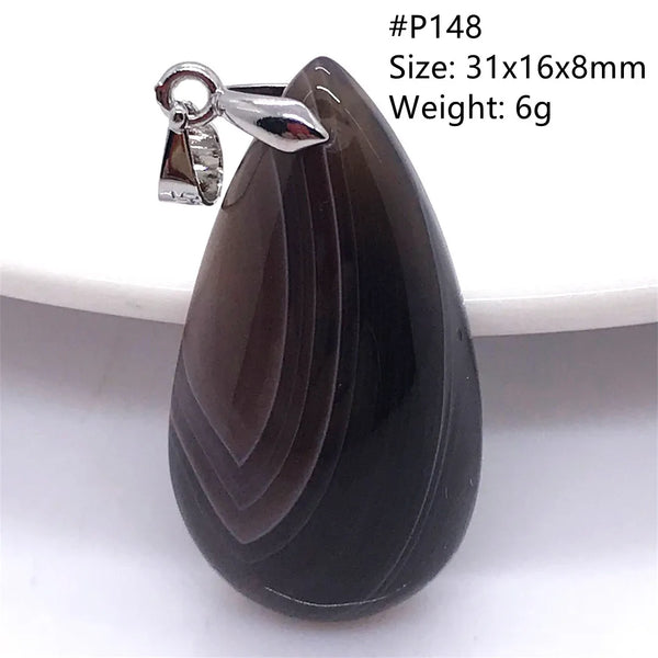 Black Lace Agate Pendant-ToShay.org