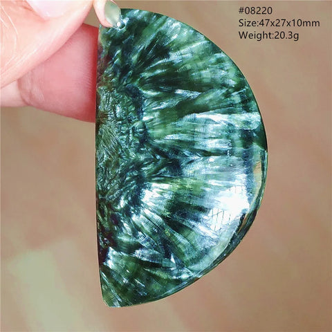 Green Seraphinite Pendant-ToShay.org