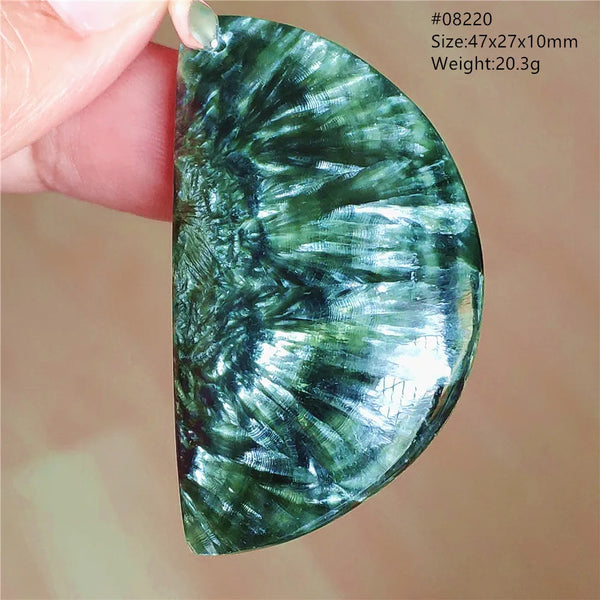 Green Seraphinite Pendant-ToShay.org