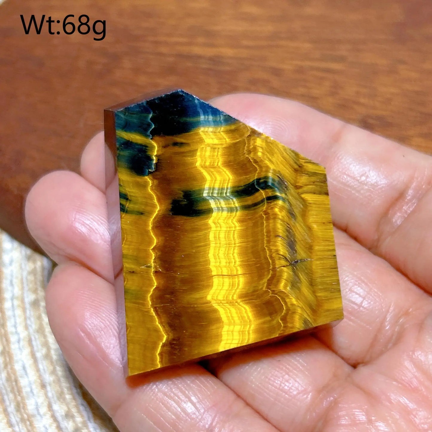Blue Yellow Flash Tiger Eye-ToShay.org