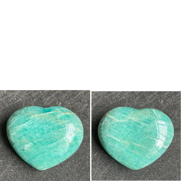 Blue Amazonite Heart-ToShay.org