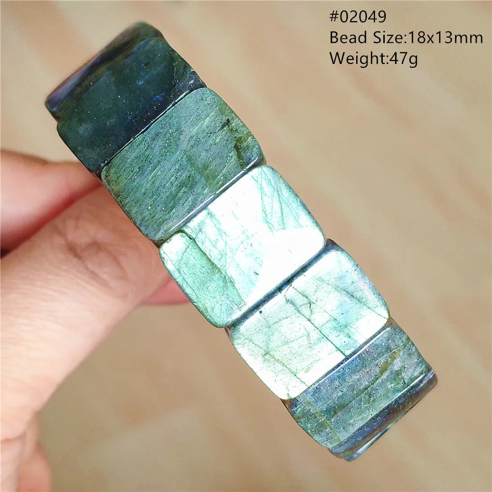 Blue Light Labradorite Bracelet-ToShay.org